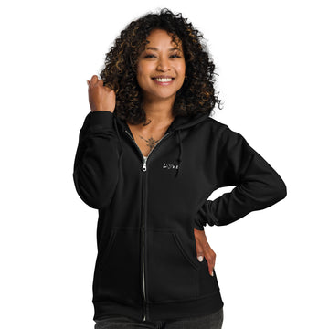 HUMAN :) KIND - Unisex heavy blend zip hoodie