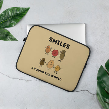Smiles Around the World - Laptop Sleeve
