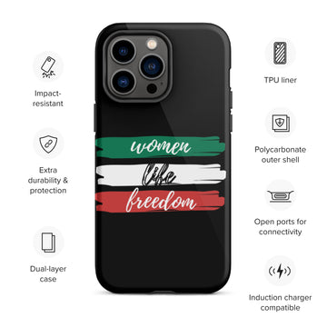 Woman Life Freedom - Iran Tough iPhone case