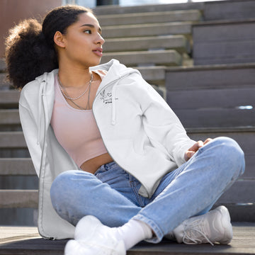 Raised by a Persian Lioness -What's your Superpower /Unisex fleece zip up hoodie