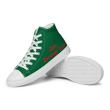 Free Iran - Women’s high top canvas shoes