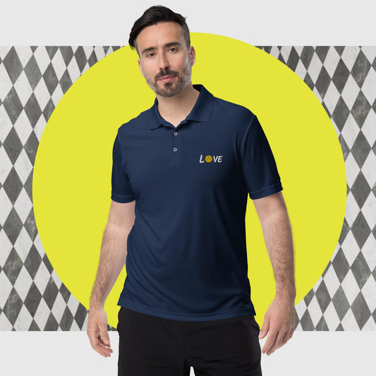 Love Pickleball -  Adidas Performance Polo Shirt