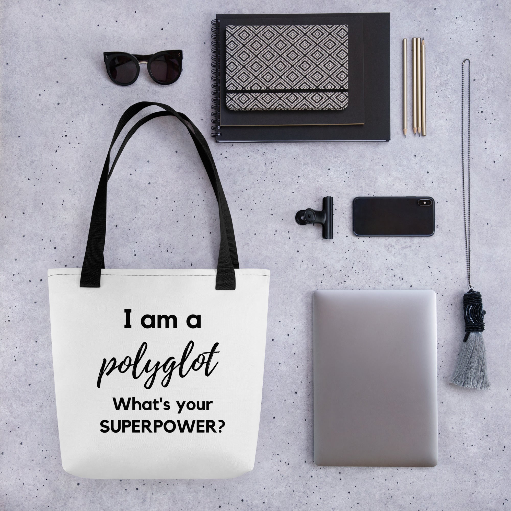 I am a Polyglot / What is your Superpower ? Tote bag