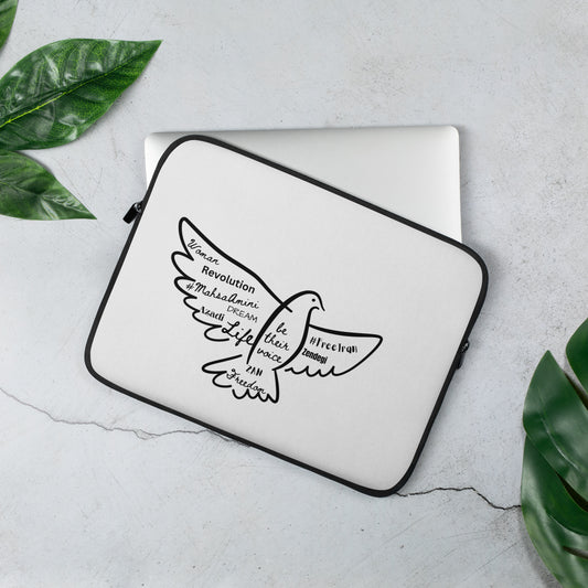 Iran Dove - Free Iran -Laptop Sleeve