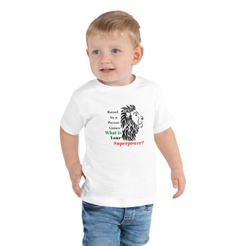 Raised by a Persian Lioness - Toddler Short Sleeve Tee