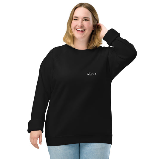 HUMAN KIND - Unisex organic raglan sweatshirt