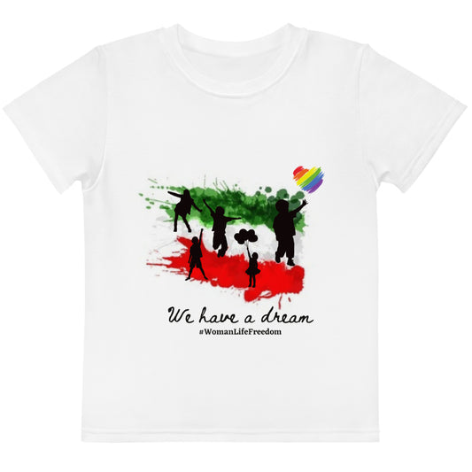 We Have  A Dream crew neck Kids t-shirt