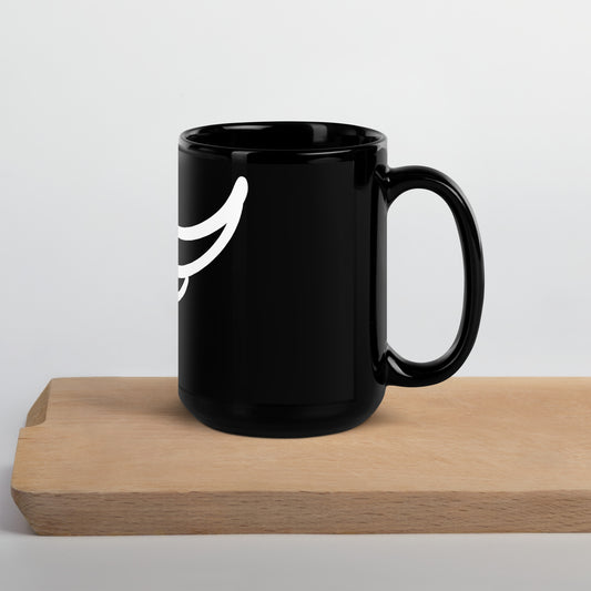 Daughter's With Wings - Black Glossy Mug