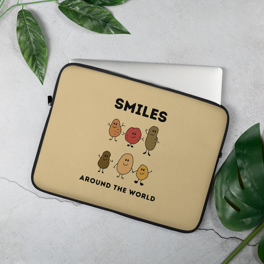 Smiles Around the World - Laptop Sleeve