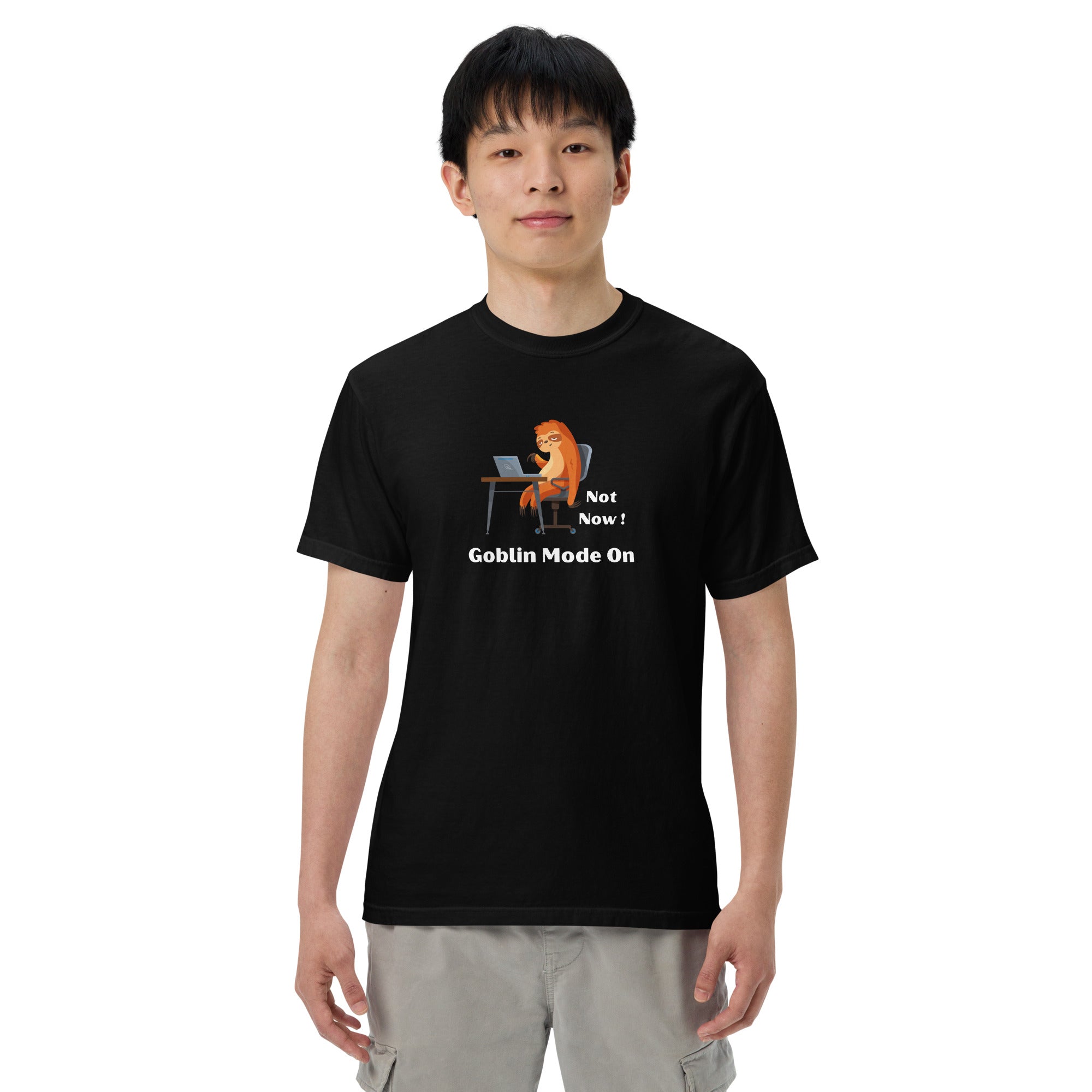 Goblin Mode On - Men’s garment-dyed heavyweight t-shirt