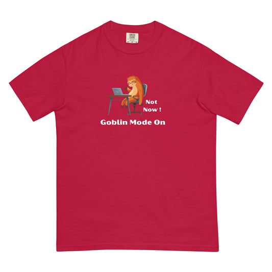 Goblin Mode On - Men’s garment-dyed heavyweight t-shirt