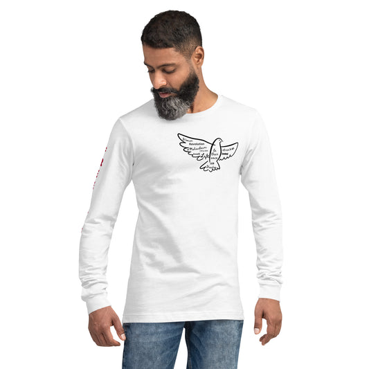 Free Iran - Dove Design - Unisex Long Sleeve Tee